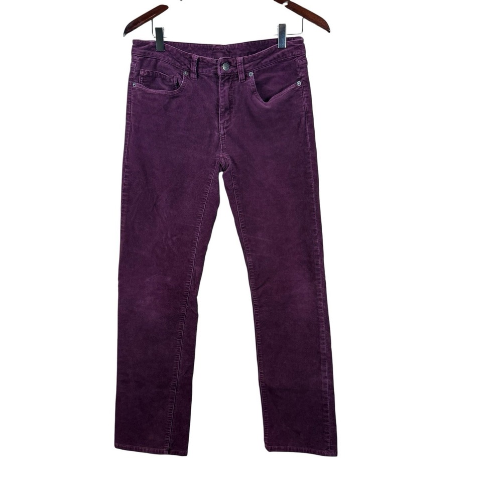 Patagonia Corduroy Pants Women's Size 28 Burgundy Plum